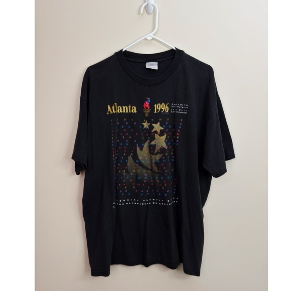 Vintage 1996 Olympic T Shirt - Picture 1 of 7